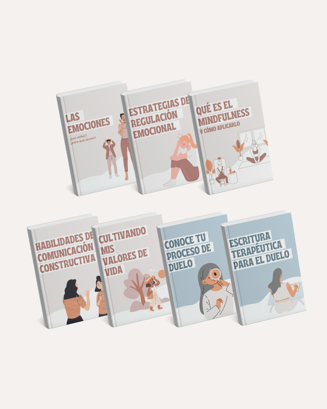 Pack Materiales Terapéuticos Customizables para Psicólogos (+BONUS Duelo) Cintia Tur Psicóloga